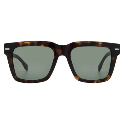 Hugo Boss Green Square Men's Sunglasses Boss 1442/s 0086/qt 53