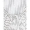 Hugo Boss Doubleb Single Cotton Fitted Sheet Grey In Grey