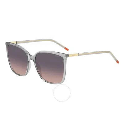 Hugo Boss Resin Women's Sunglasses In Grey