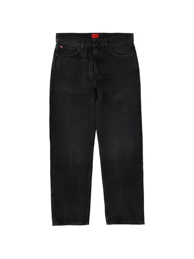 Hugo Boss Grey Jeans In Black