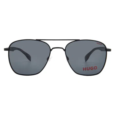 Hugo Boss Grey Navigator Men's Sunglasses Hg 0330/s 0003/ir 55 In Gray