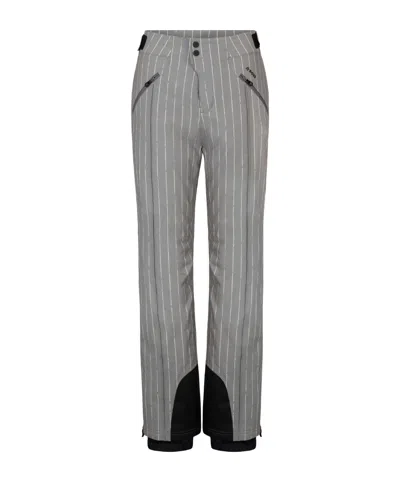 Hugo Boss Grey Pinstripe Ski Trousers In Multi