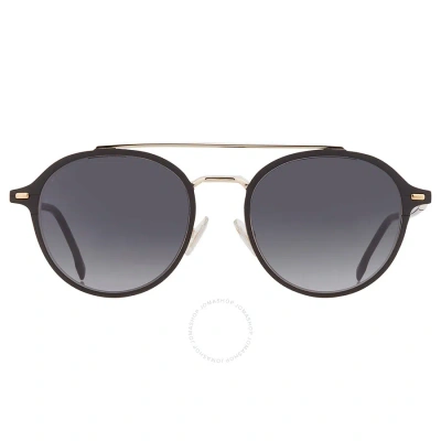 Hugo Boss Grey Round Men's Sunglasses Boss 1179/s 00nz/9o 54 In Black