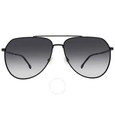 Hugo Boss Grey Shaded Pilot Men's Sunglasses Boss 1447/s 0003/1i 61 In Black