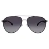 Hugo Boss Grey Shaded Pilot Men's Sunglasses Boss 1485/s 0pta/1i 60 In Multi