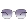 Hugo Boss Grey Shaded Square Unisex Sunglasses Boss 1613/f/sk 0003/9o 59 In Multi