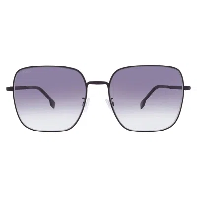 Hugo Boss Grey Shaded Square Unisex Sunglasses Boss 1613/f/sk 0003/9o 59 In Multi