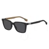 Hugo Boss Grey Sport Men's Sunglasses Boss 1574/s 00wm/ir 53 In Black