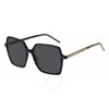 Hugo Boss Grey Square Ladies Sunglasses Boss 1524/s 0807/ir 57