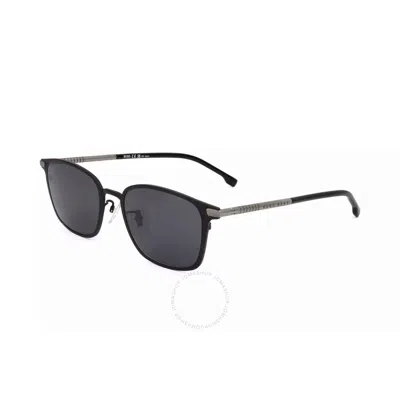 Hugo Boss Grey Square Men's Sunglasses Boss 1071/f/s 0003 53 In Black