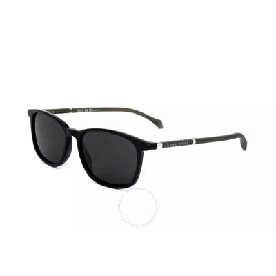 Hugo Boss Grey Square Men's Sunglasses Boss 1133/s 807 54 In Black