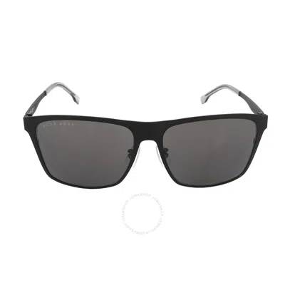 Hugo Boss Grey Square Men's Sunglasses Boss 1410/f/s 0003/ir 60 In Gray