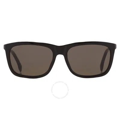Hugo Boss Grey Square Men's Sunglasses Boss 1489/s 0807/ir 57 In Black