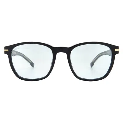 Hugo Boss Grey Square Men's Sunglasses Boss 1505/s 0807/1n 52 In Black