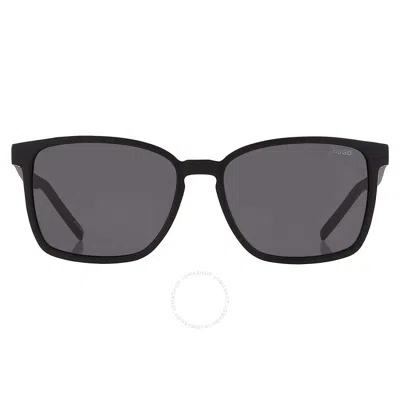 Hugo Boss Grey Square Men's Sunglasses Hg 1128/s 0003/ir 56 In Black / Grey