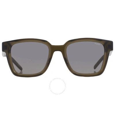 Hugo Boss Grey Square Men's Sunglasses Hg 1157/s 03y5/ir 51 In Grey / Khaki