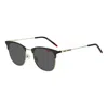 Hugo Boss Grey Square Men's Sunglasses Hg 1208/s 0i46/ir 52