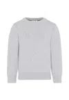 Hugo Boss Grey Sweater For Boy With Logo In Gray