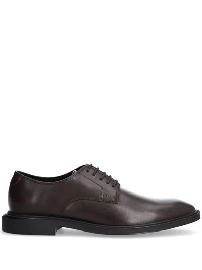 Hugo Boss Gryff Oxford Shoes In Brown
