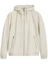 Hugo Boss Hooded Zipped Jacket In White