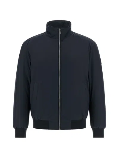 Hugo Boss H-clase Bomber Jacket In Brown