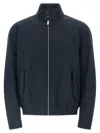 Hugo Boss Long Sleeve Casual Jacket In Blue