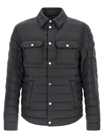 Hugo Boss Long Sleeve Down Jacket In Black