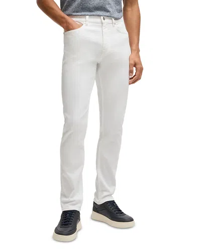 Hugo Boss H-delaware Slim Fit Jeans In White