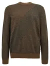 Hugo Boss Brown H Eclaus Sweater In Green
