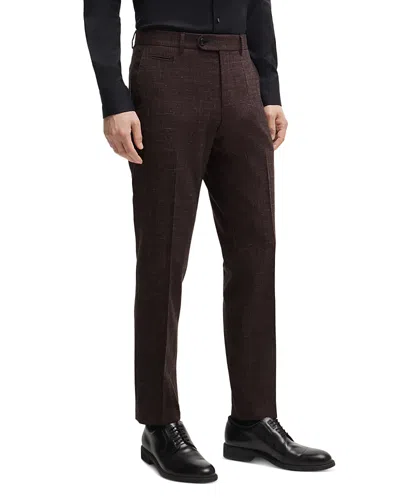 Hugo Boss H-genius Slim Fit Trousers In Open Red