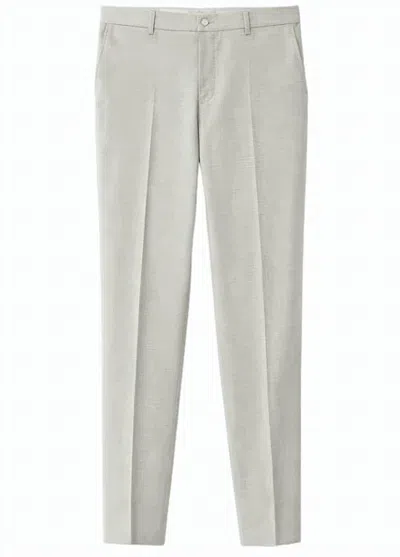 Hugo Boss H Genius Straight Leg Trousers In Gray