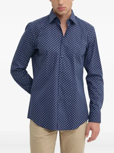 HUGO BOSS H-HANK-KENT PATTERNED SHIRT