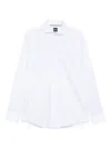 Hugo Boss Formal White Button-down Shirt With Tailored Fit In White
