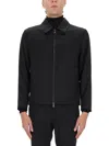 Hugo Boss Boss Black Virgin Wool Jacket In Black