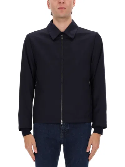 Hugo Boss H-hanry-wing Jacket In Blue