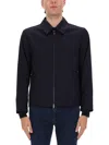 Hugo Boss Boss Black Virgin Wool Jacket In Blue