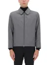 Hugo Boss Boss Grey Virgin Wool Jacket In Gray