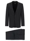Hugo Boss Button Single-breasted Suit In Gray