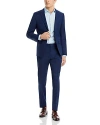 Hugo Boss H-huge Tonal Plaid Slim Fit Suit In Dark Blue
