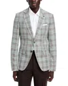 HUGO BOSS H HUTSON PLAID SLIM FIT SPORT COAT