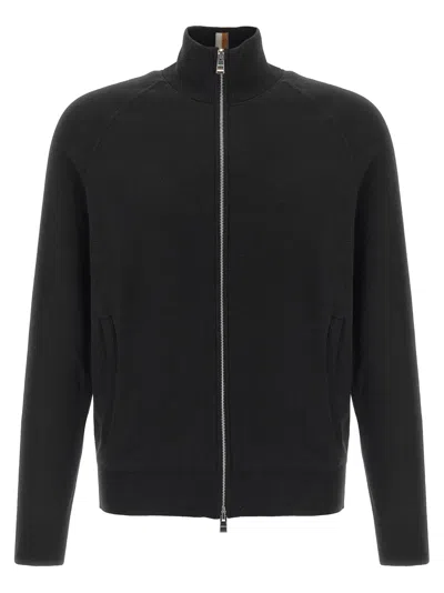 Hugo Boss H-idino Cardigan In Black