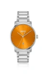 Hugo Boss Men's Dean Quartz Basic Calendar Silver-tone Stainless Steel Watch 41mm In Assorted-pre-pack