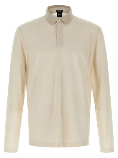 Hugo Boss 'h Pado 110' Polo Shirt In Sand
