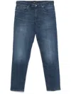 Hugo Boss Slim-fit Jeans In Rinse-washed Comfort-stretch Denim In Blue