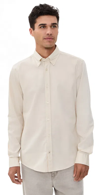 Hugo Boss H-roan Button Down Shirt Open White