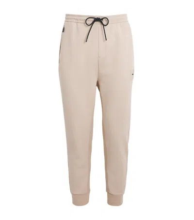 Hugo Boss Hadiko Cuffed Sweatpants In Beige