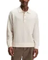 Hugo Boss Hadone Relaxed Fit Wool Polo Sweater In Neutral