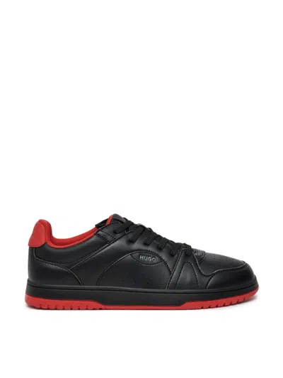 Hugo Boss Hadrian Tennis Sneakers In Black