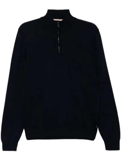 HUGO BOSS HALF-ZIP JUMPER