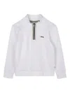 Hugo Boss Half-zip Sweater In White